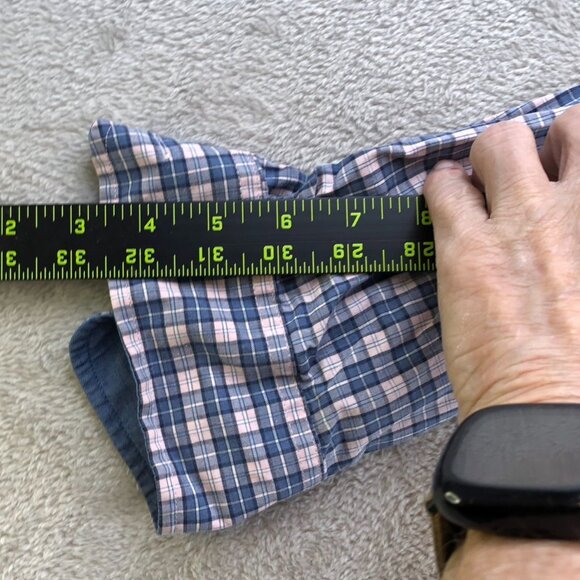 George Mens Shirt Large Lot of Three Classic Plaid Long Sleeve Button Down Y2K - Picture 9 of 15